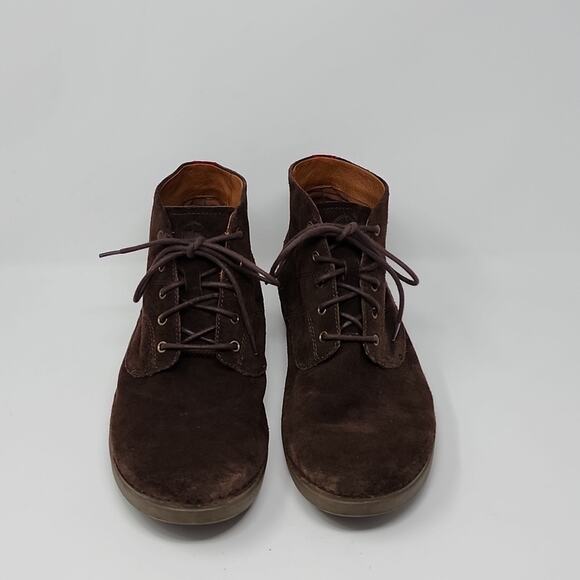 Fitflop Zackery Brown Suede Lace Up Chukka Boots Size 11